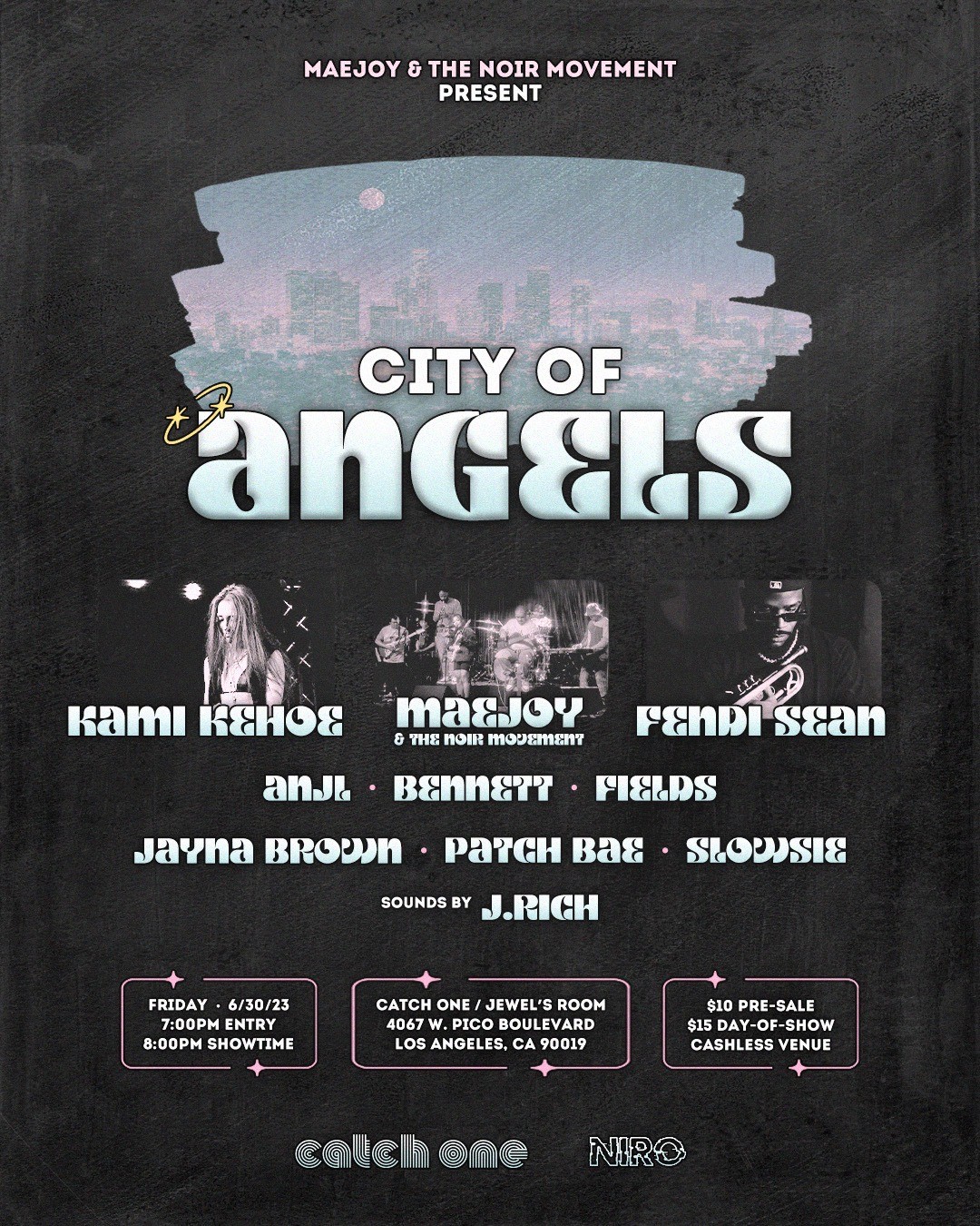 City of Angels with KAMI KEHOE, MAEJOY & THE NOIR MOVEMENT, + FRIENDS Logo