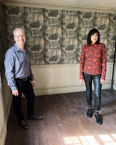 Damon & Naomie (ex-Galaxie 500) with Myriam Gendron Logo
