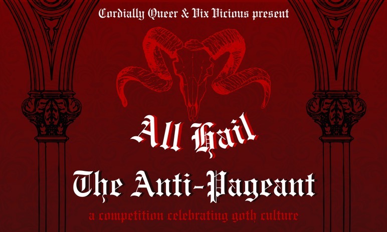 All Hail - The Anti-Pageant (a competition celebrating goth culture) Logo