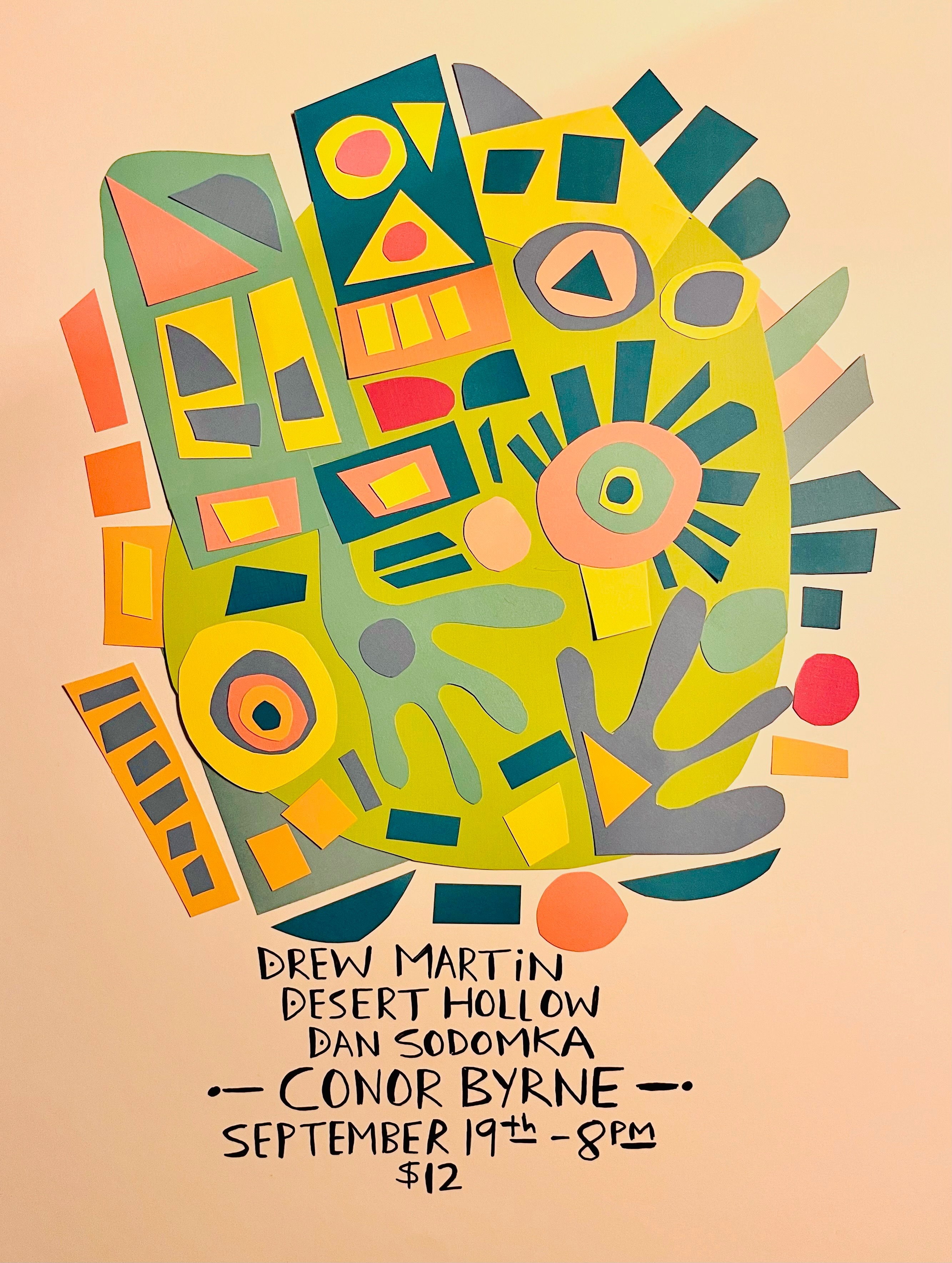 Drew Martin + Desert Hollow + Dan Sodomka Logo
