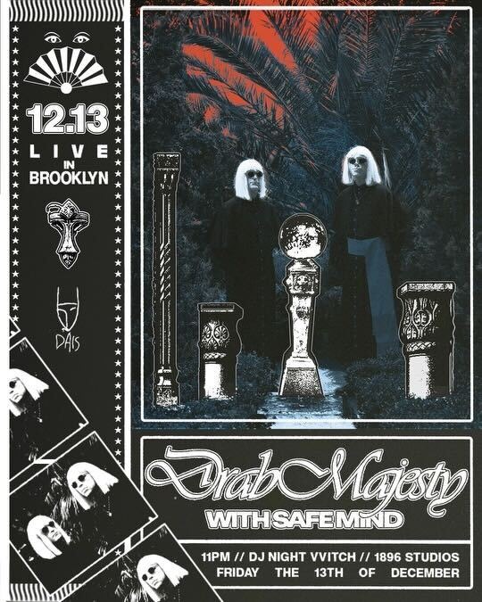 Drab Majesty/Safe Mind Logo