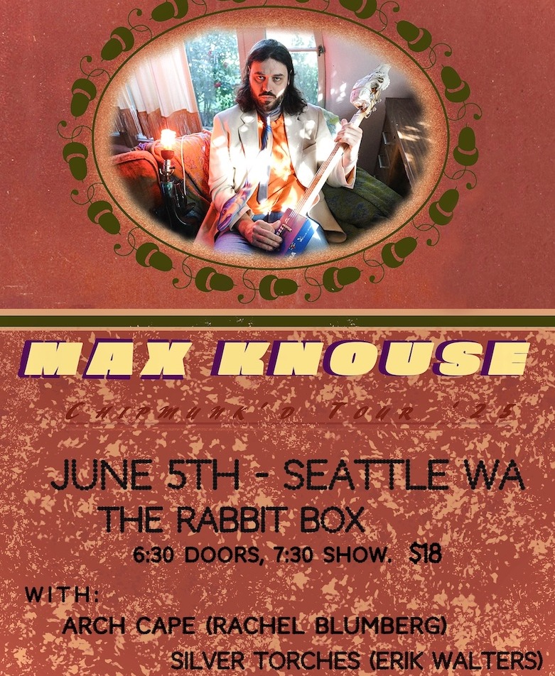 Max Knouse with Arch Cape & Silver Torches Logo