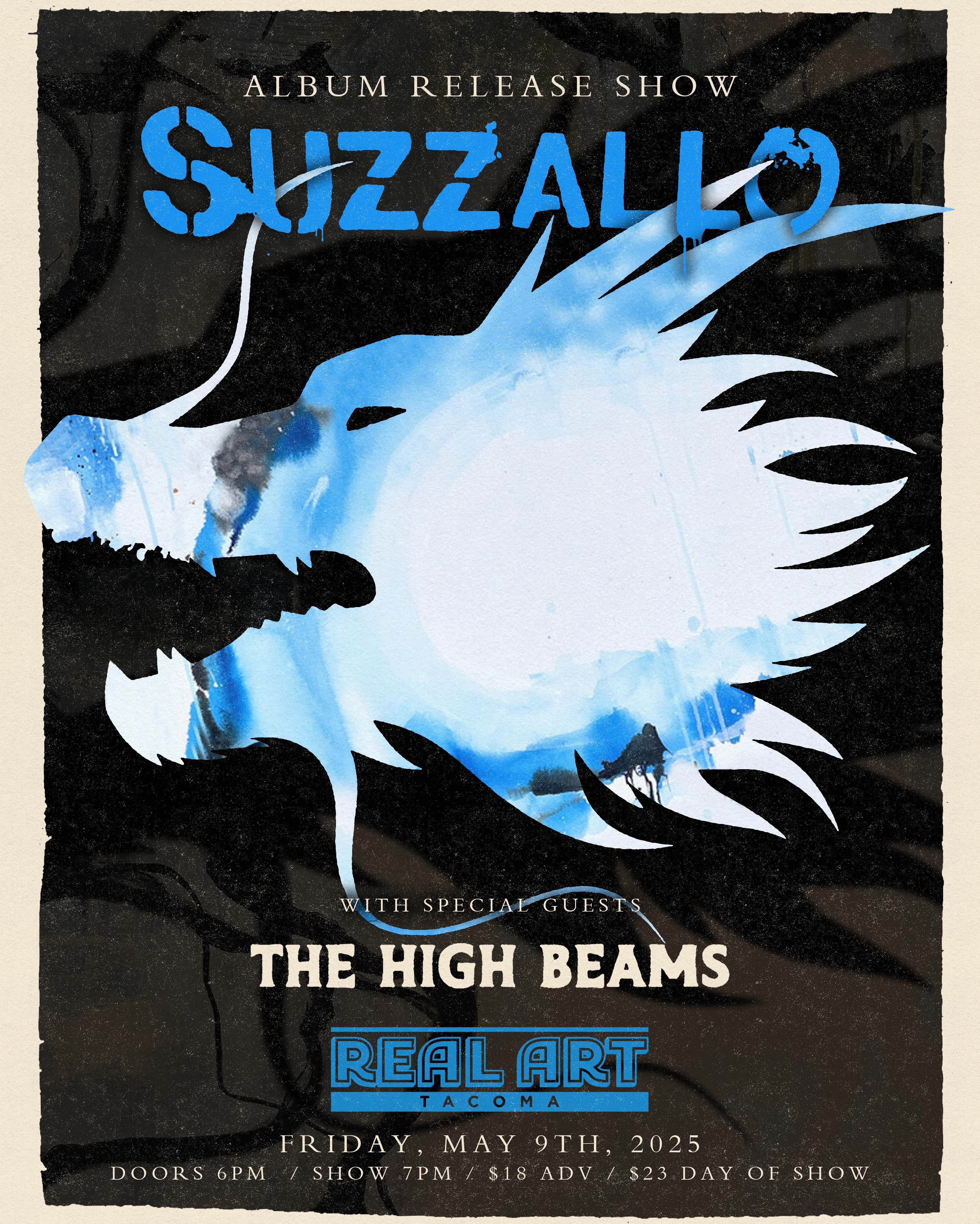 Real Art Tacoma Presents: Suzzallo Album Release Show w/ The High Beams Logo