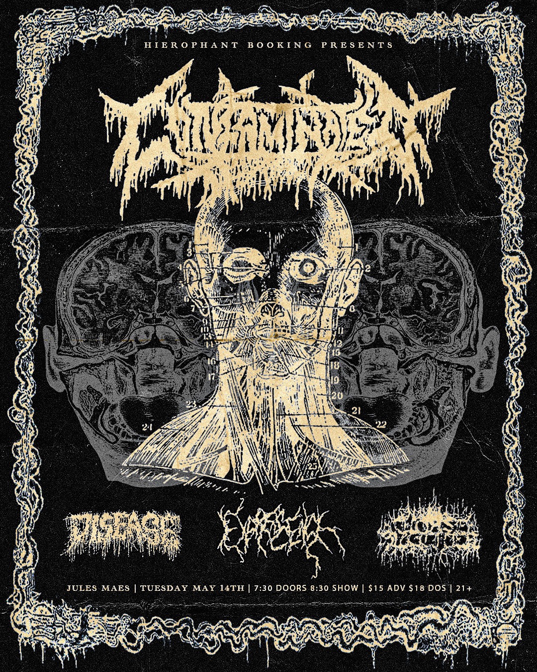 Contaminated // Disease // Excrescence // Horse Butcher Logo