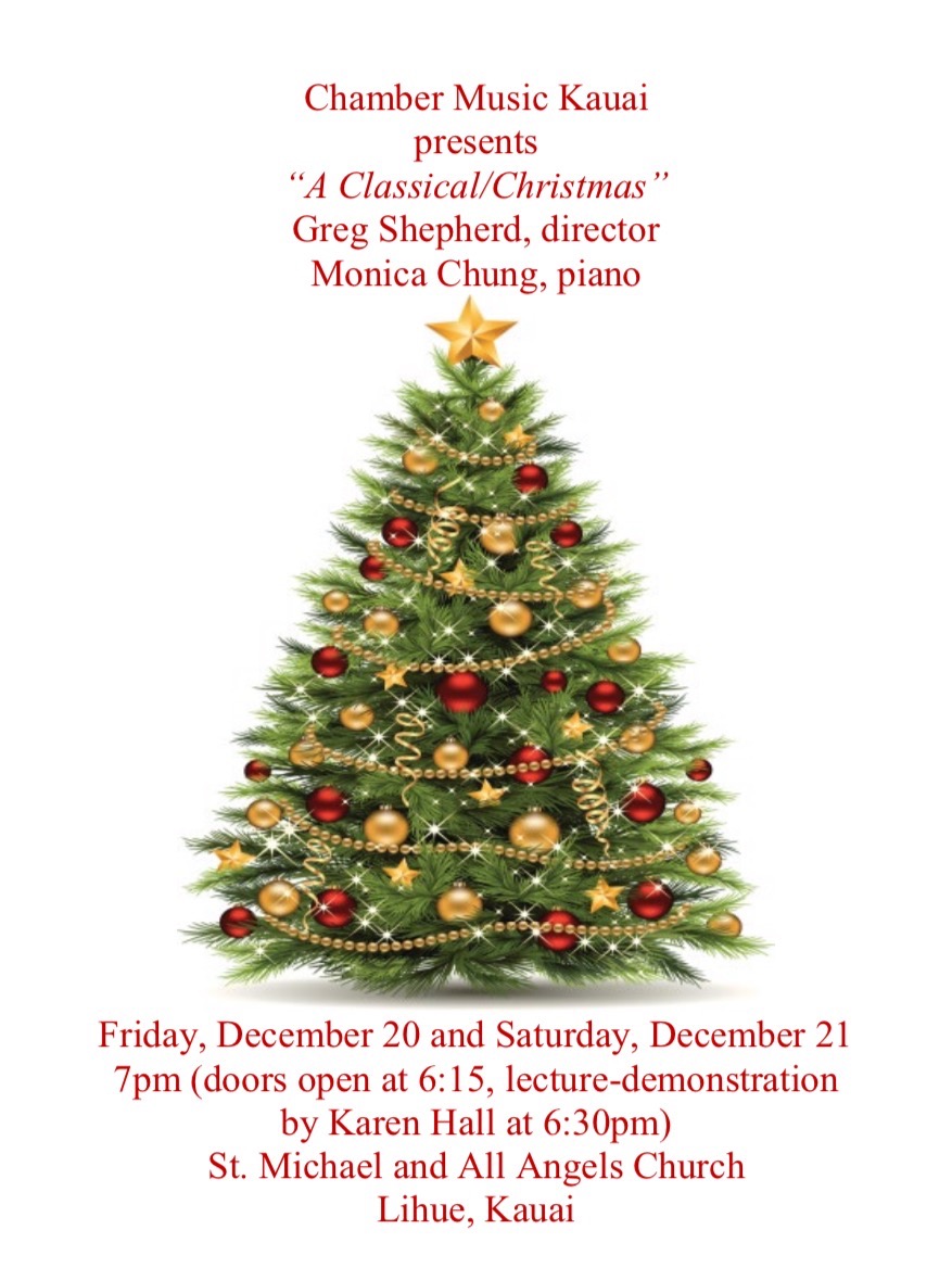 A Classical Christmas, Chamber Music Kauai Logo