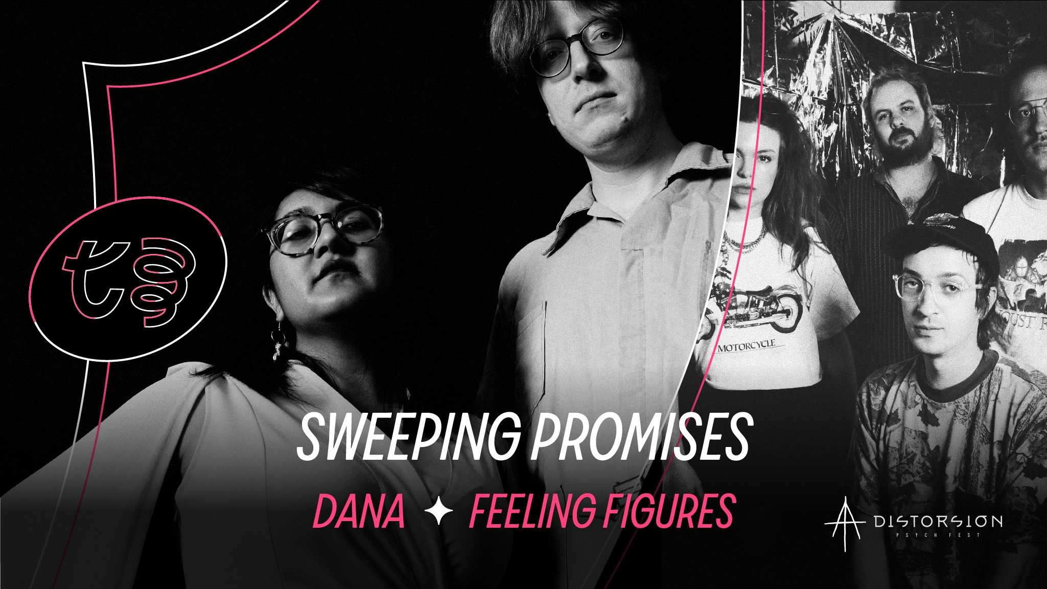 Sweeping Promises + Dana + Feeling Figures  Logo