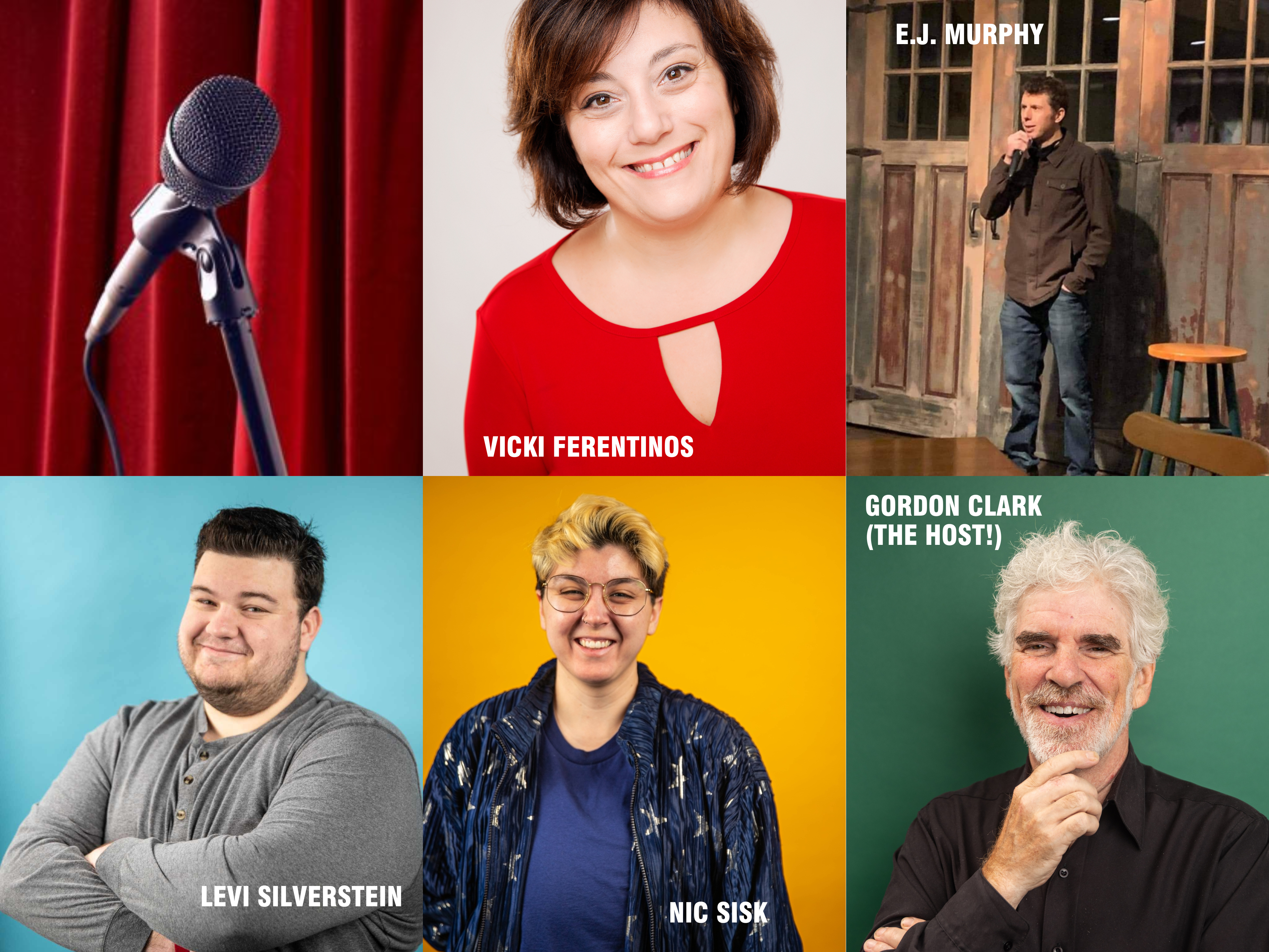 Vermont Comedy All Stars Live Stand-up Comedy Showcase! Logo