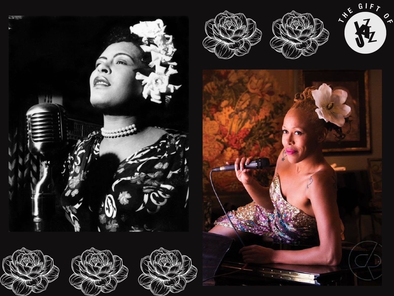 Danette Hollowell Sings the Music of Billie Holiday Logo