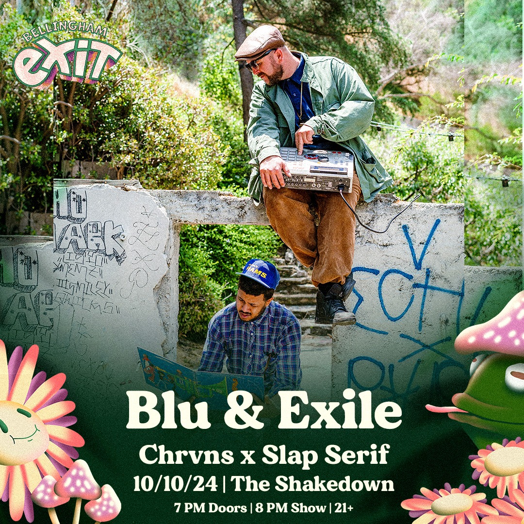 Blu & Exile / Chrvns x Slap Serif Logo