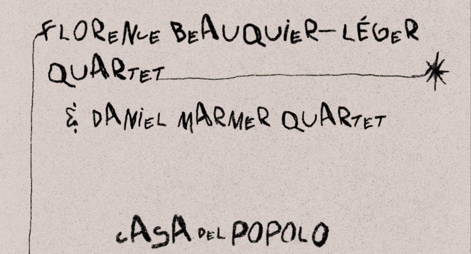 Florence Beauquier-Léger Quartet + Daniel Marmer Quartet Logo