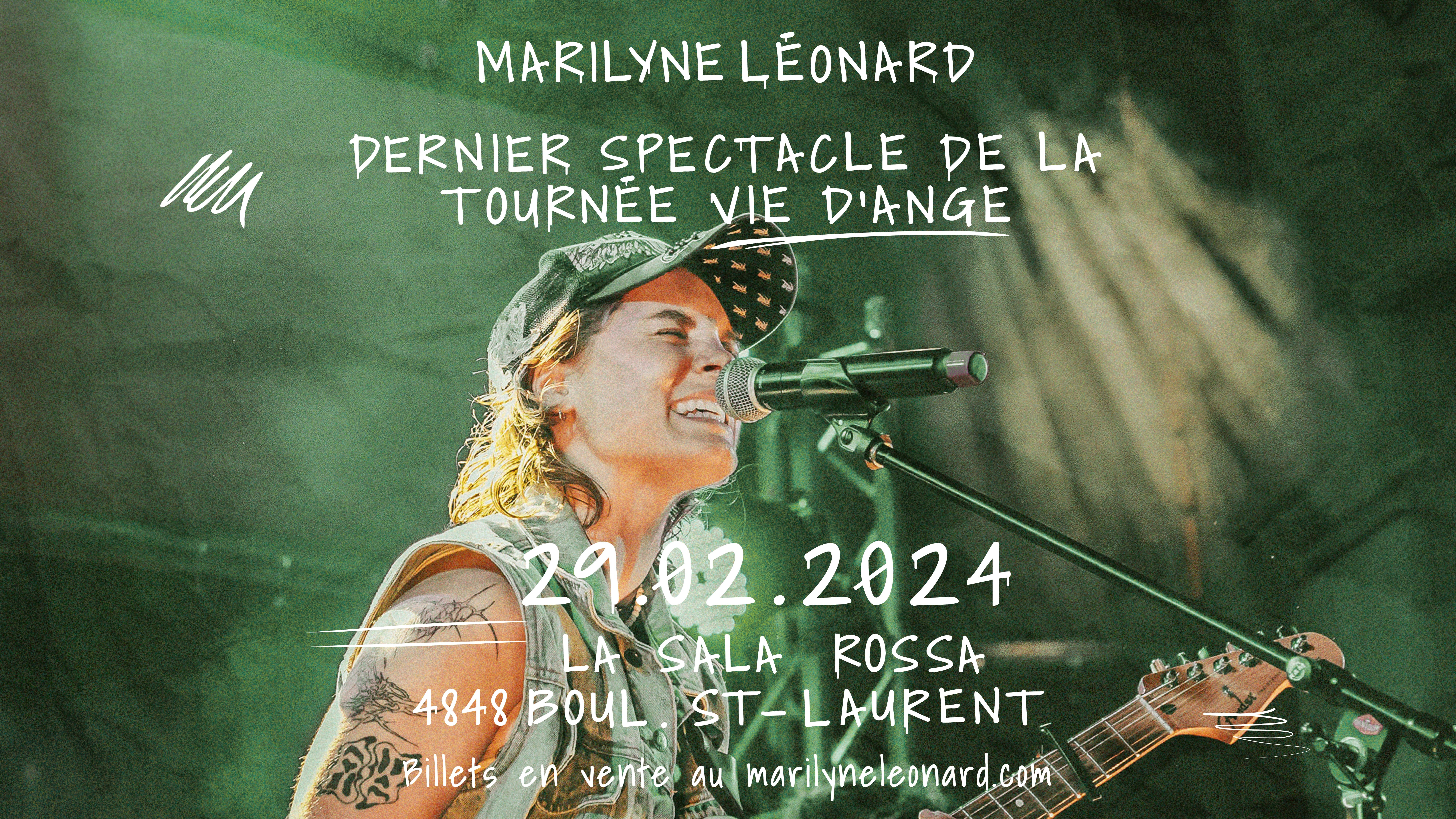  Marilyne Léonard - Dernier spectacle tournée "Vie d’Ange" Logo