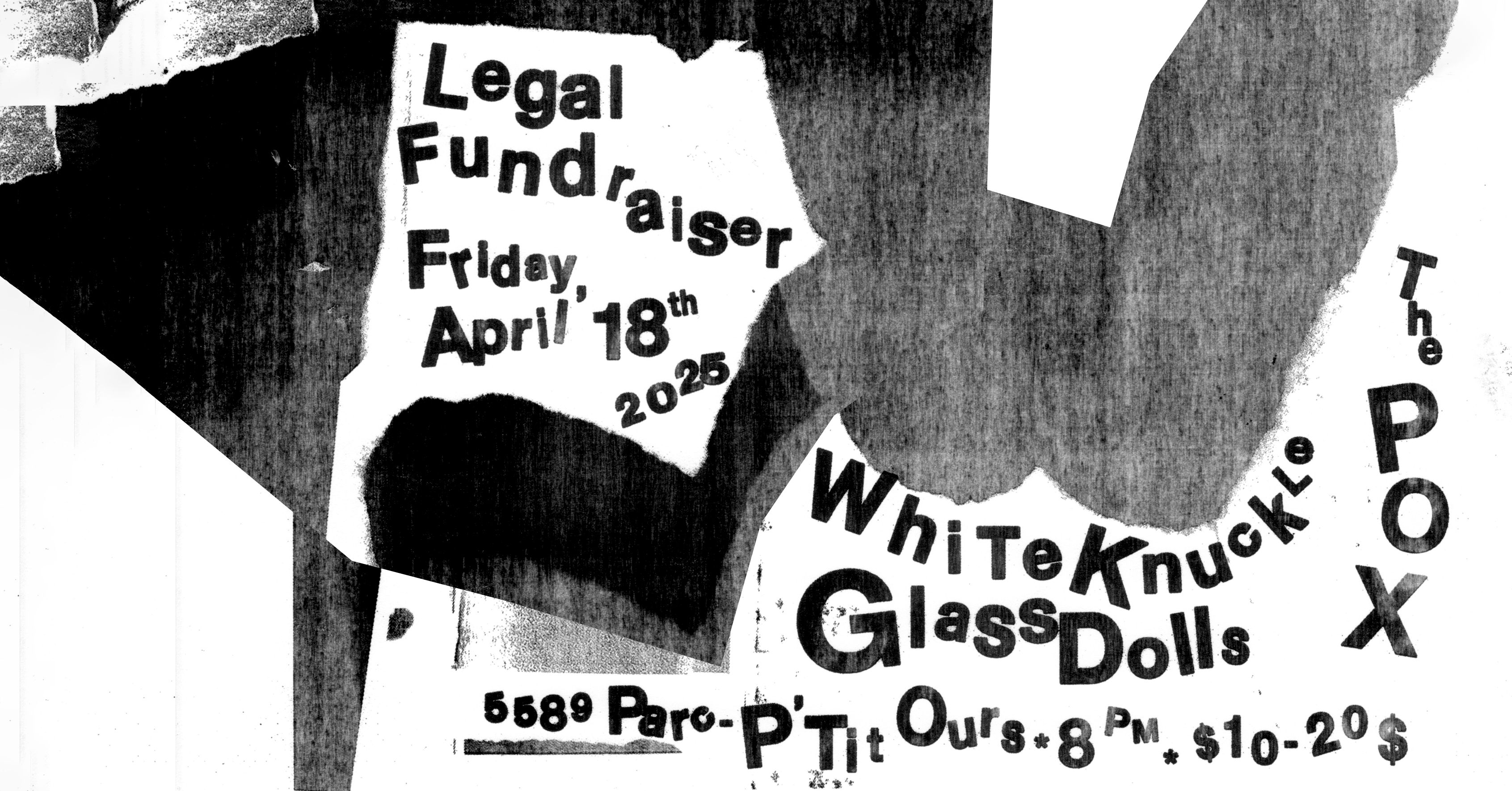 A FINE Spring Night: Legal Benefit with Glass Doll, White Knuckle and Guests Logo