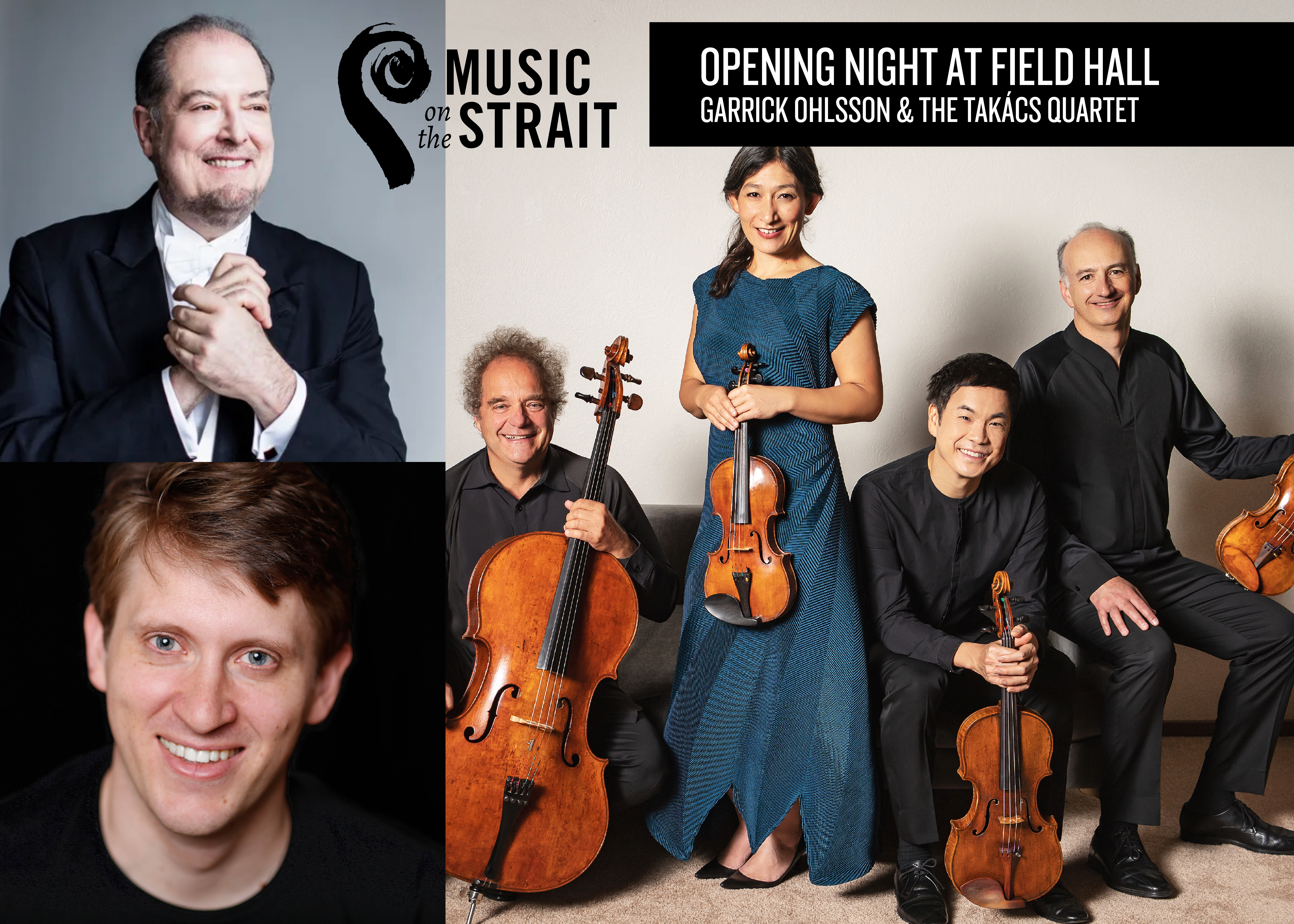 Opening Night: A special evening with Garrick Ohlsson & the Takács Quartet Logo