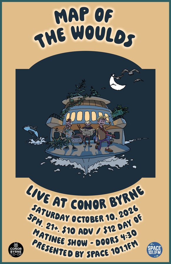 Map of the Woulds at Conor Byrne Pub
