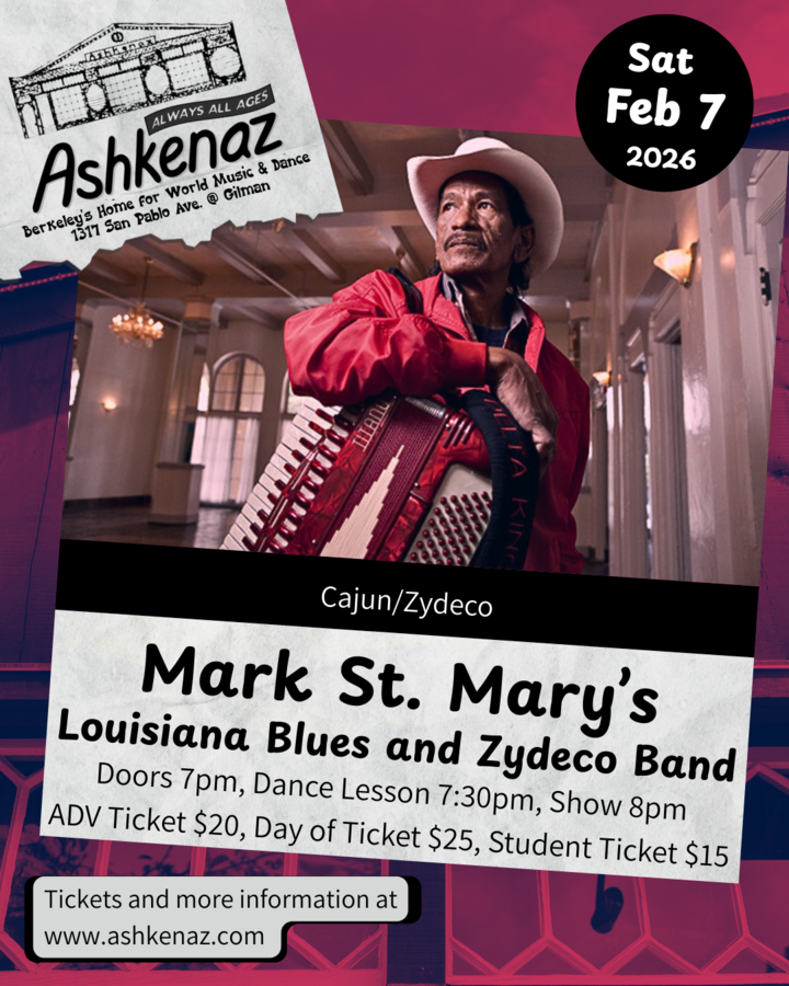 Mark St. Mary's Louisiana Blues & Zydeco Band • Ashkenaz Music