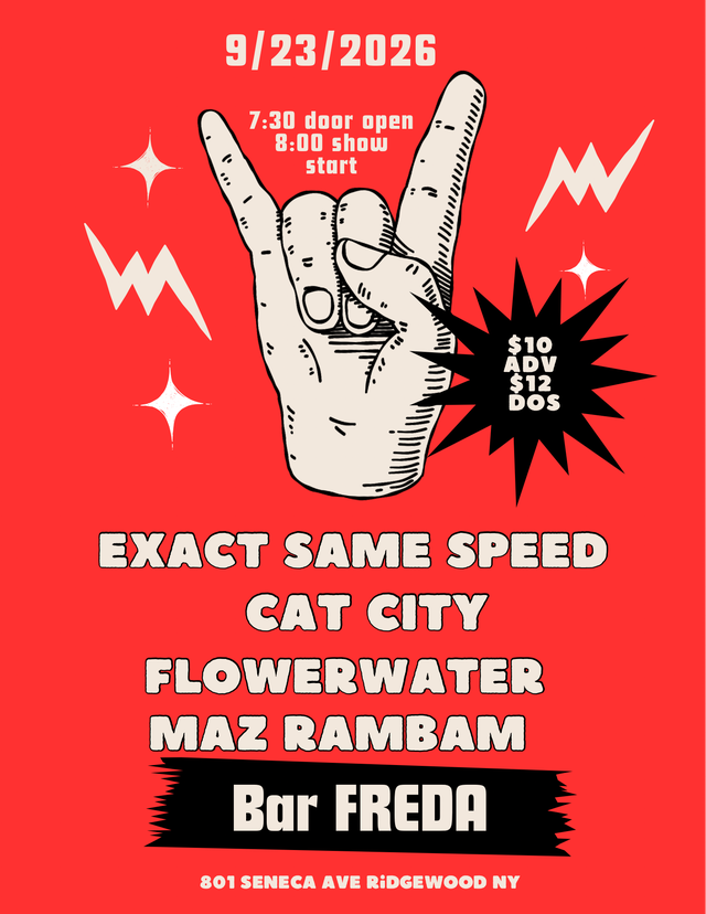 Flower water,   Exact same speed Catcity, Maz rambam