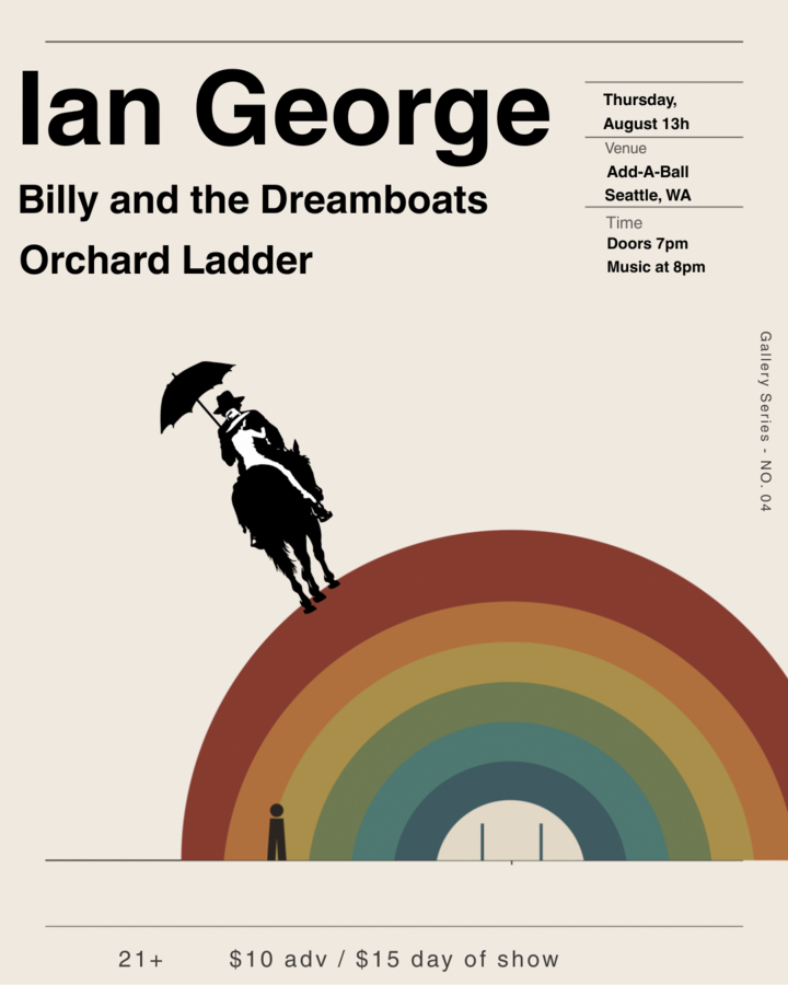 Ian George, Billy and the Dreamboats, Orchard Ladder at Add-a-Ball Amusements