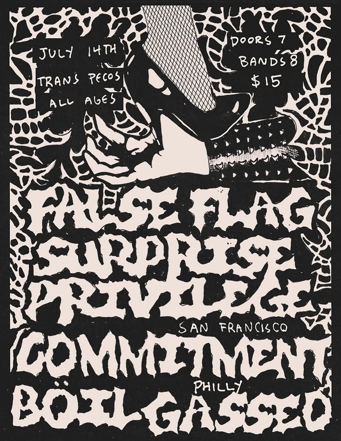 False Flag / Surprise Privilege / Commitment / Böil / Gassed