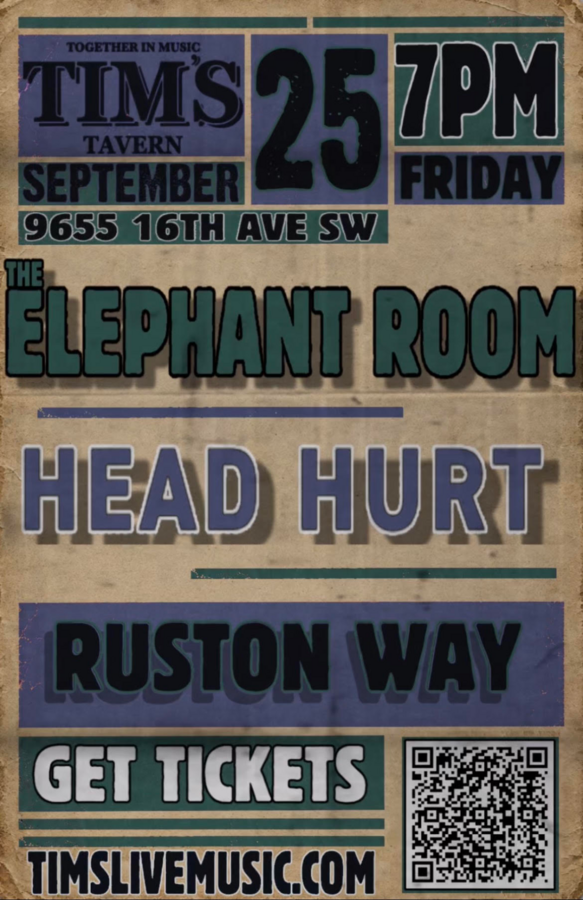 The Elephant Room // Head Hurt // Ruston Way