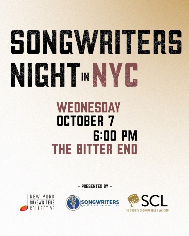 SONGWRITERS NIGHT IN NYC