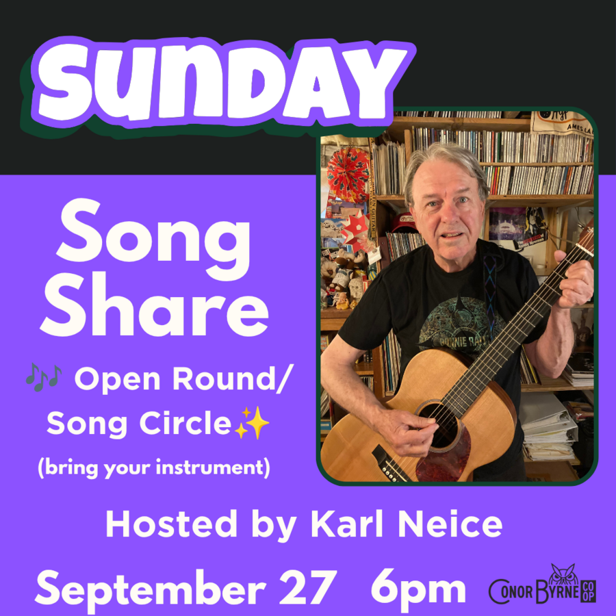 Sunday Song Share at Conor Byrne Pub