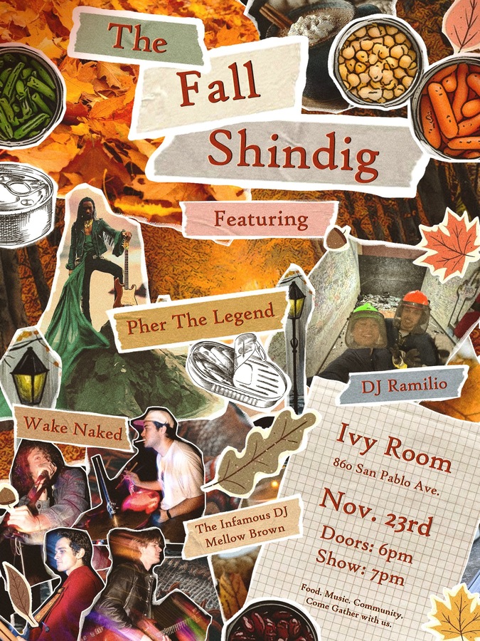 THE FALL SHINDIG FEAT. PHER THE LEGEND + WAKE NAKED