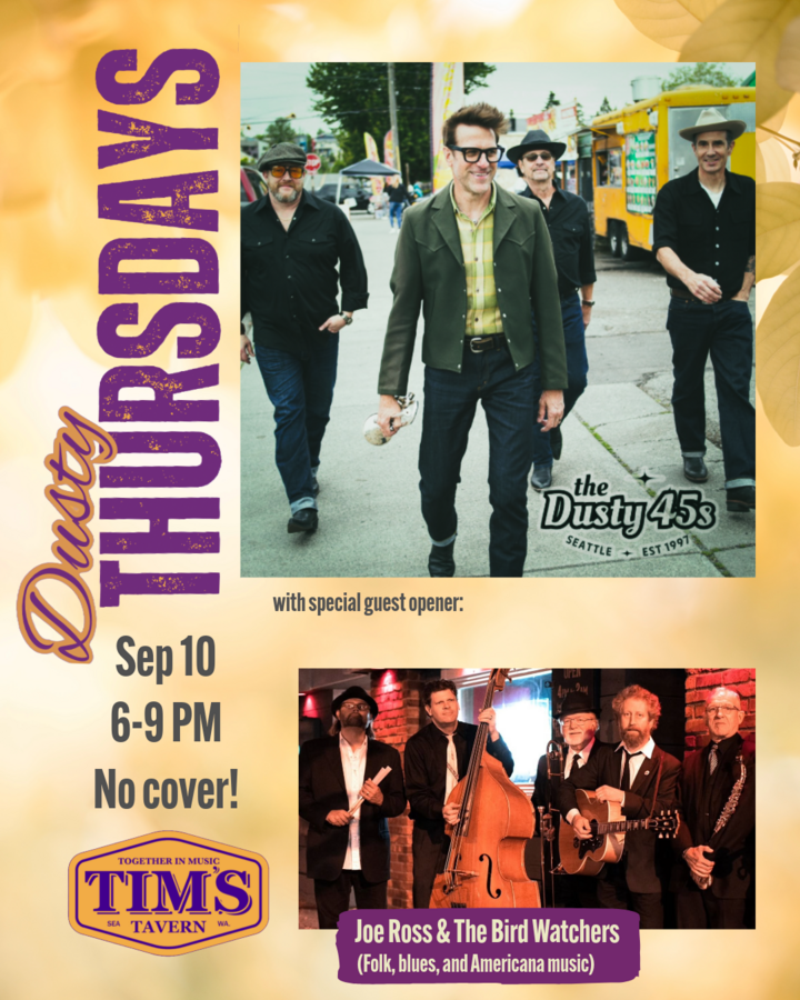 Joe Ross & The Bird Watchers, The Dusty 45s at Tim's Tavern