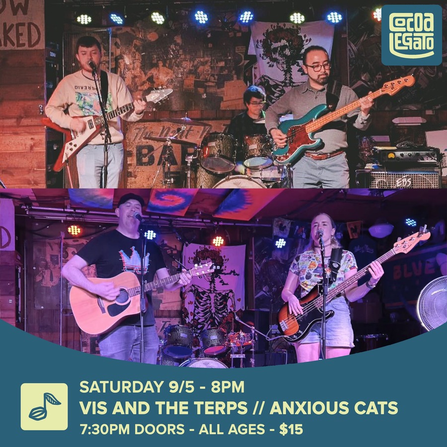 Vis and The Terps, Anxious Cat at Cocoa Legato