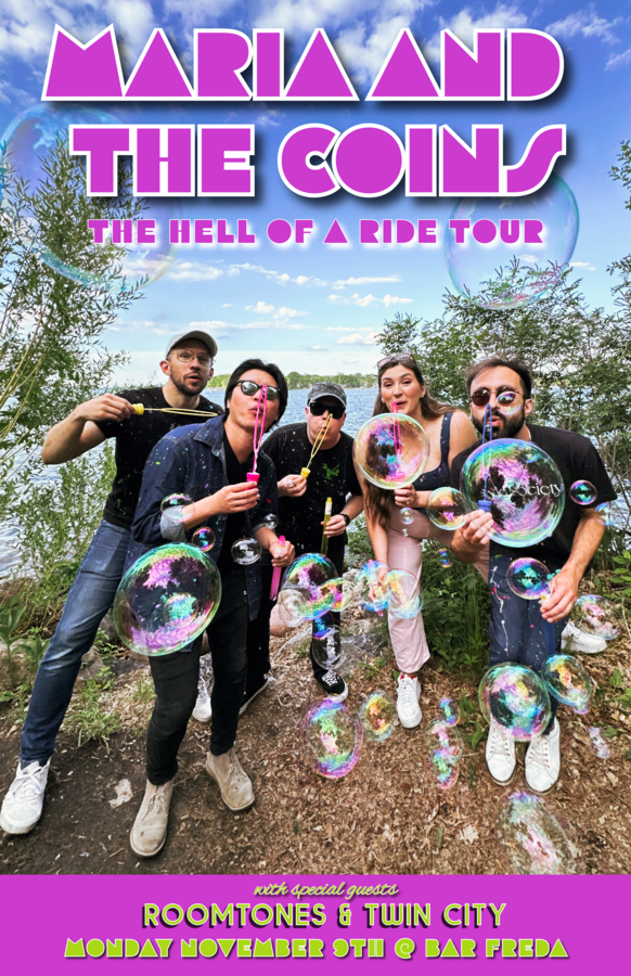 Maria and the Coins "Hell of a Ride" Tour with special guests Roomtones & Twin City