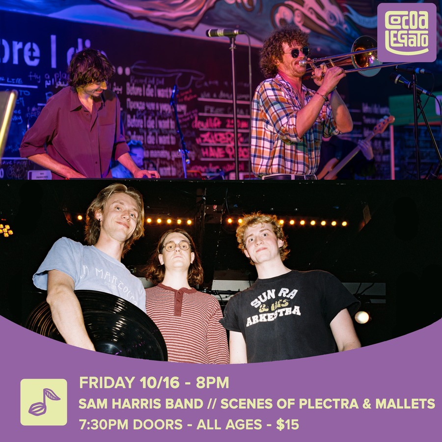 Sam Harris Band, Scenes of Plectra & Mallets at Cocoa Legato