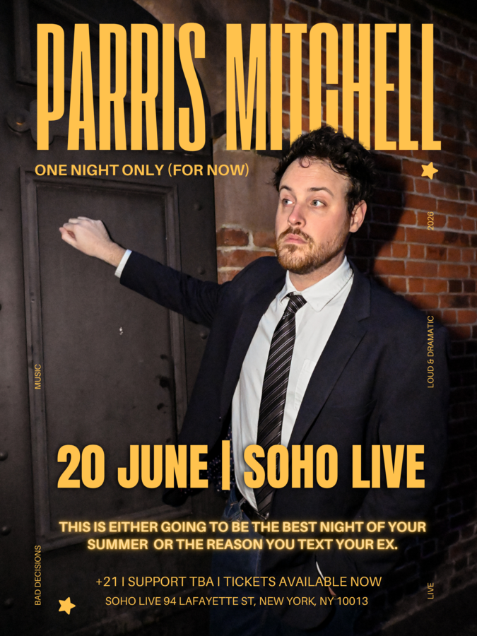 PARRIS MITCHELL: ONE NIGHT ONLY (FOR NOW)