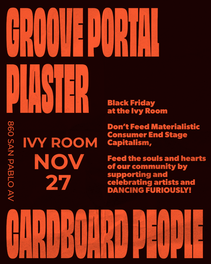 Groove Portal + Plaster + Cardboard People