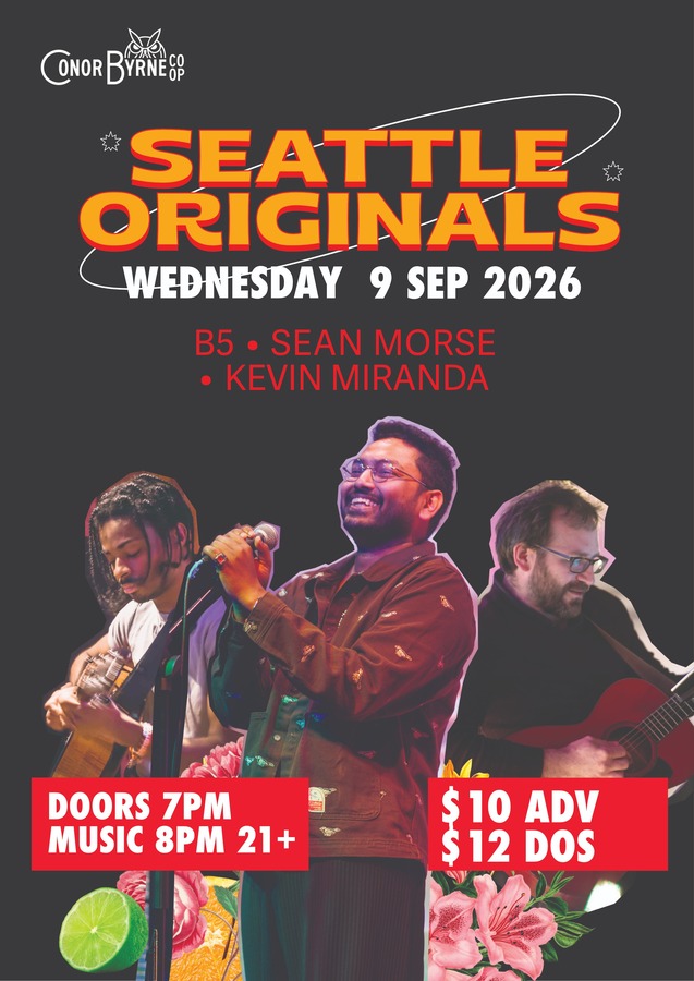 Sean Morse, Kevin Miranda, Bfive at Conor Byrne Pub