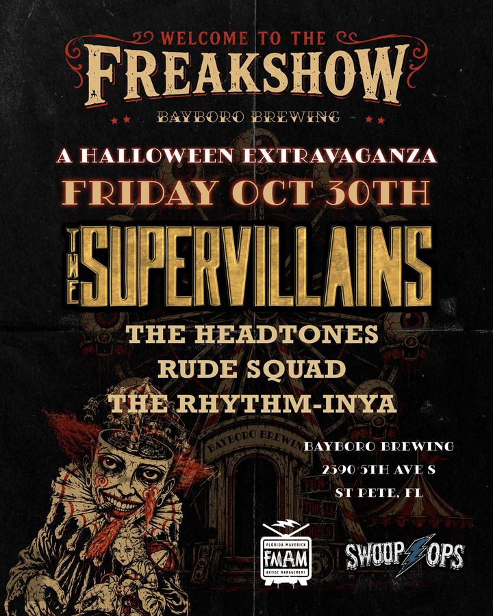 The Supervillains, The Headtones, Rude Squad, and The Rhytm-Inya