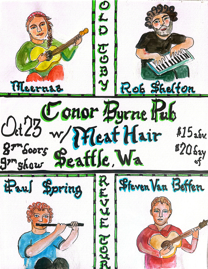 Meernaa, Meat Hair, Paul Spring, Steven Van Betten at Conor Byrne Pub