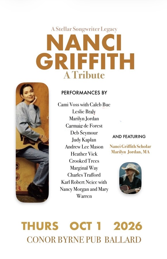Nanci Griffith Tribute at Conor Byrne Pub