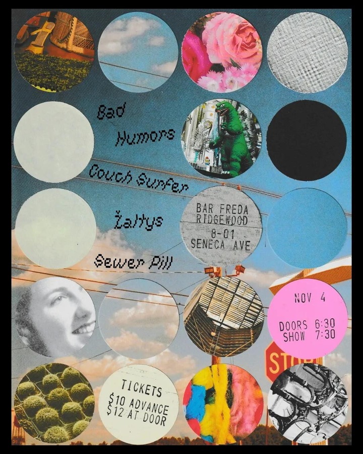Žaltyz, Sewer Pill, Couch Surfer, Bad Humors