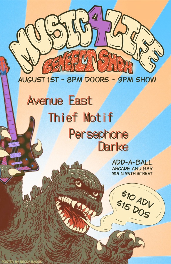 Avenue East, Thief Motif, Persephone Darke at Add-a-Ball Amusements