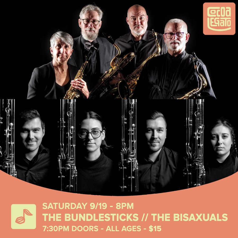 The Bundlesticks, The BiSaxuals at Cocoa Legato