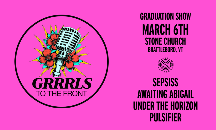 Sepsiss, Awaiting Abigail, Under The Horizon, Pulsifier - GRRRLS To The Front Graduation Show