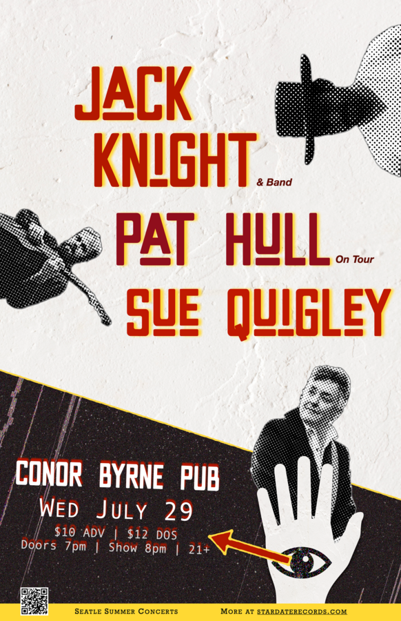 Jack Knight, Pat Hull, Sue Quigley at Conor Byrne Pub