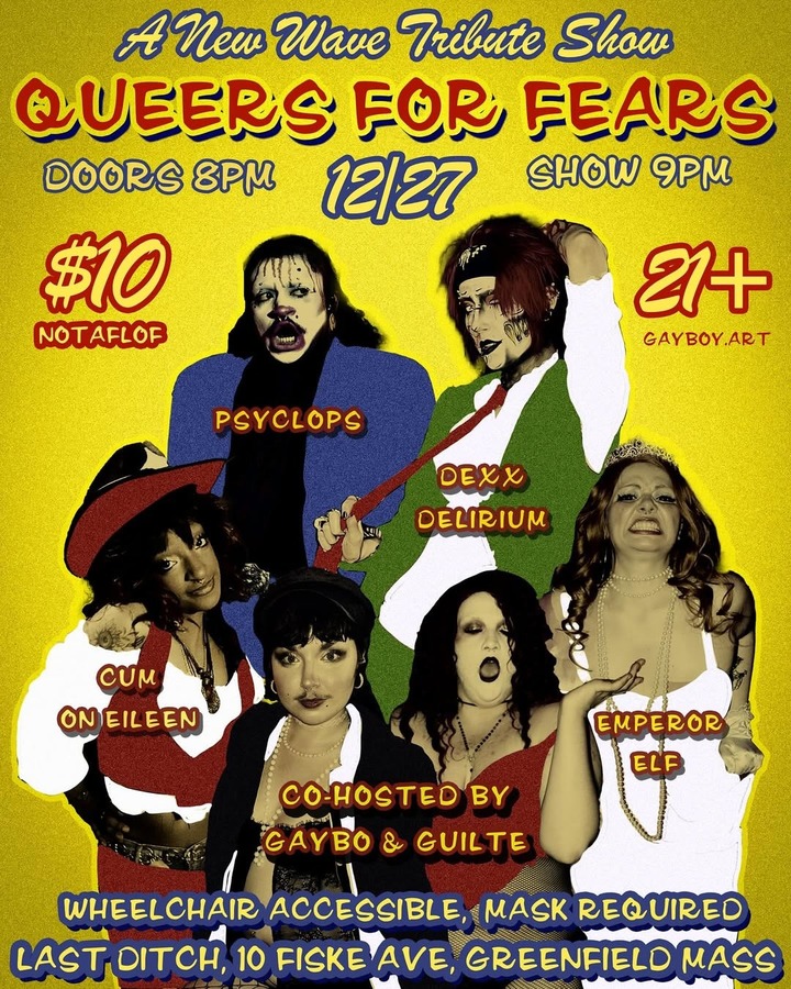 Queers for Fears: A New Wave Tribute Drag Show