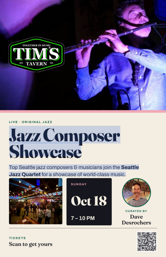 Seattle Jazz Quartet, Dave Desrochers at Tim's Tavern