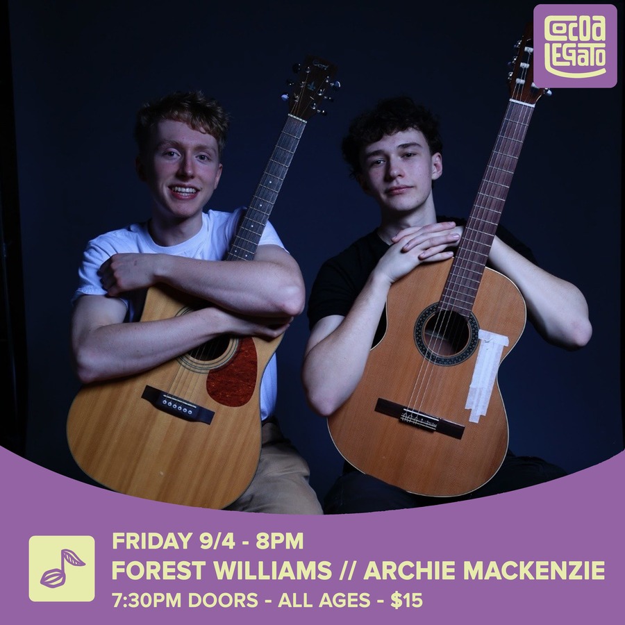 Forest Williams, Archie MacKenzie at Cocoa Legato