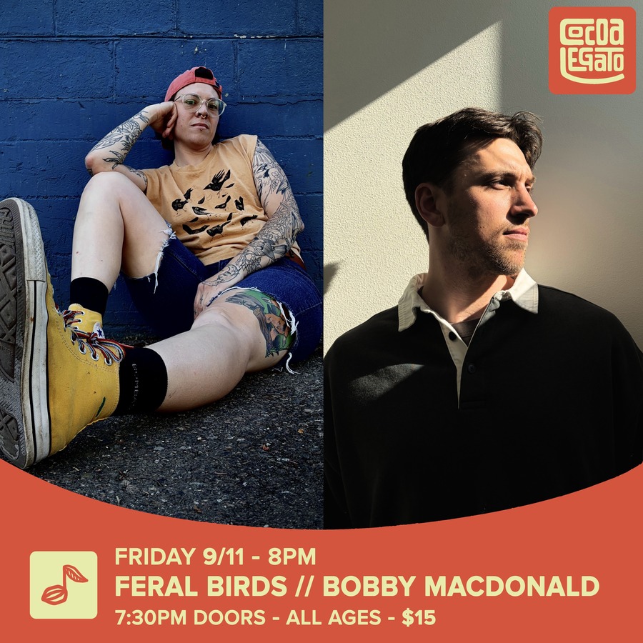 Feral Birds, Bobby Macdonald at Cocoa Legato