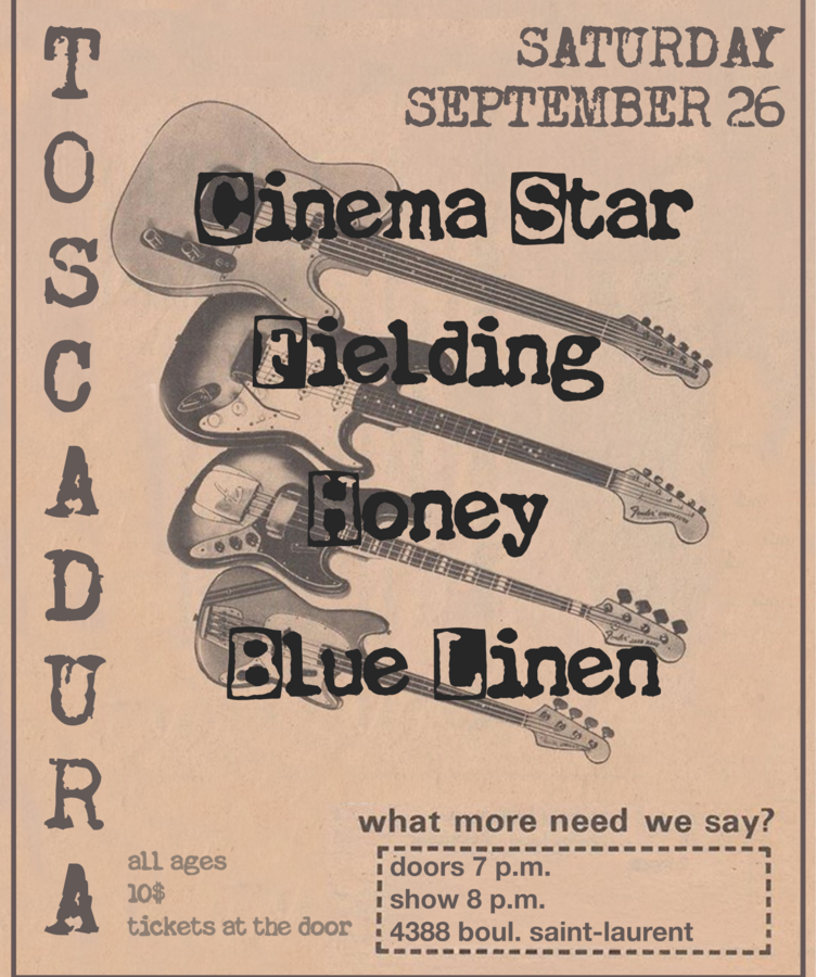 Cinema Star, Honey, Fielding , Blue Linen