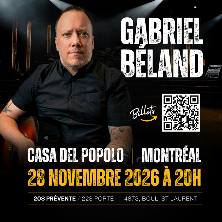 Gabriel Béland en spectacle