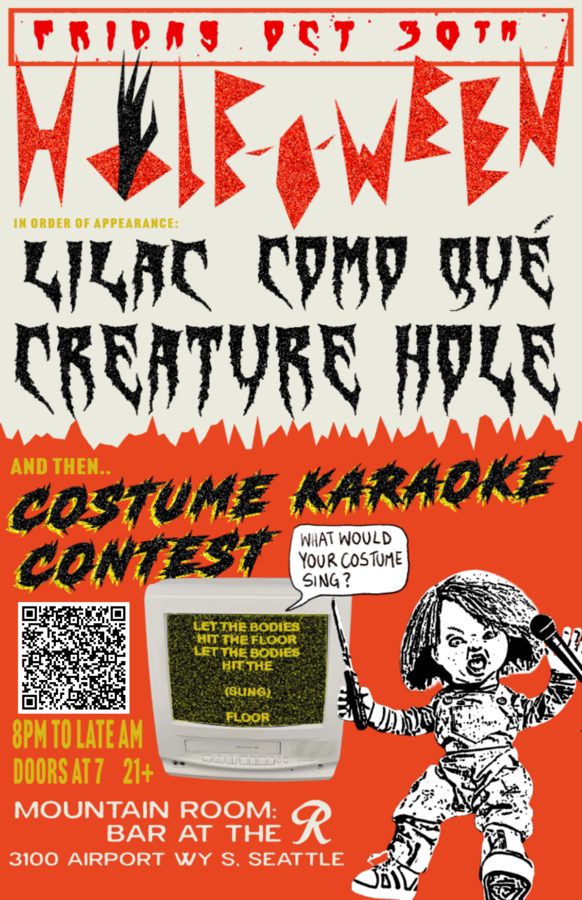 Hole-O-Ween with Creature Hole, Como Que, Lilac