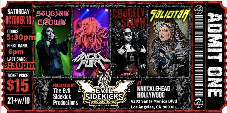 Angel Fury / Stygian Crown / Solicitor / Crudely Swen