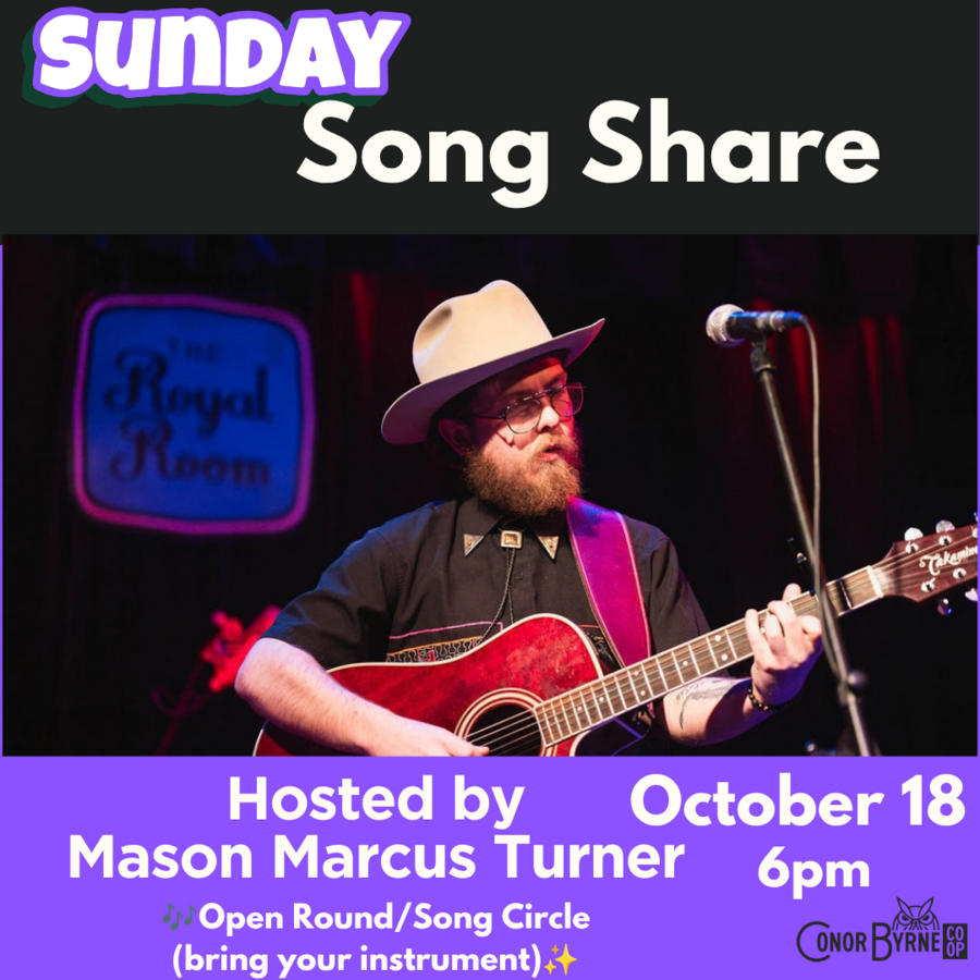 Sunday Song Share at Conor Byrne Pub